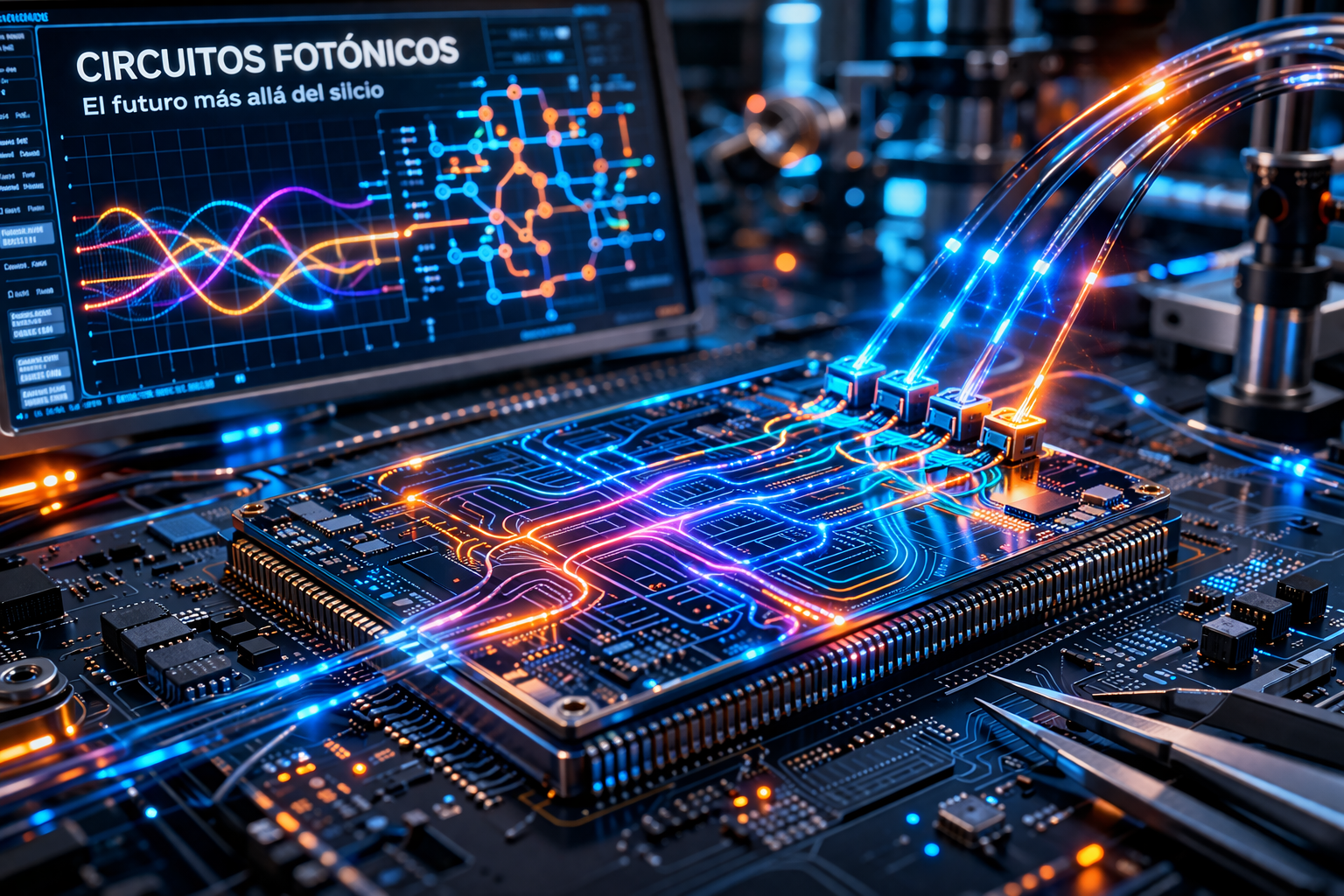 Avances en circuitos fotónicos prometen reemplazar a los chips electrónicos tradicionales